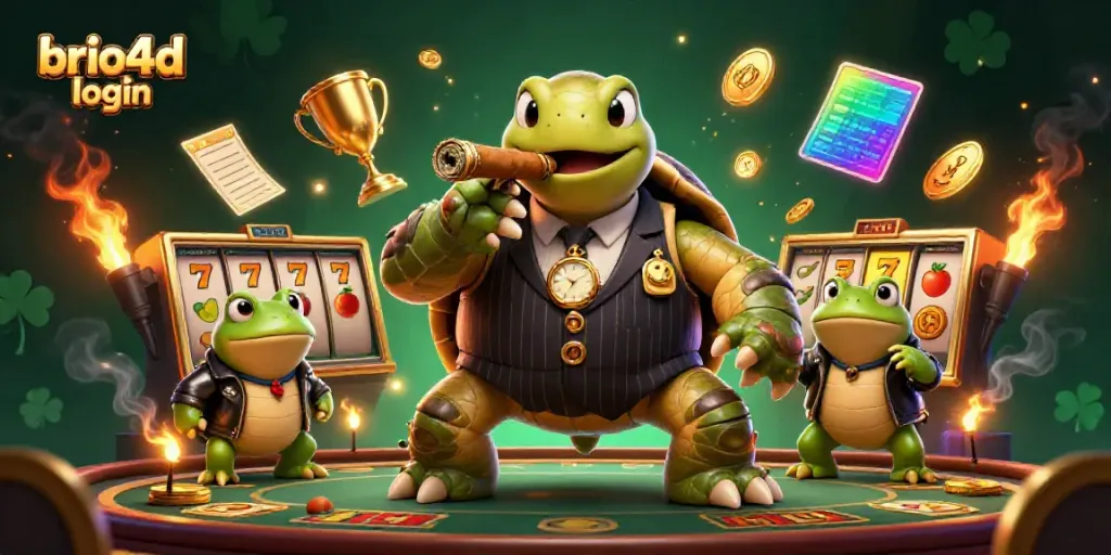Experience high-stakes gameplay with brio4d login in vibrant casino-themed digital artwork.