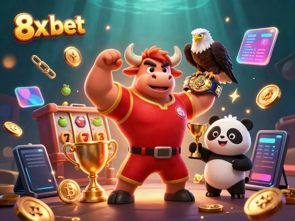 Experience thrilling wins in the casino world with 8x bet excitement captured by vibrant characters.